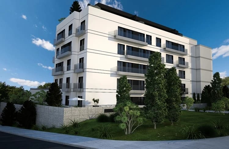 Point: the Ponto Urbano building in Porto city