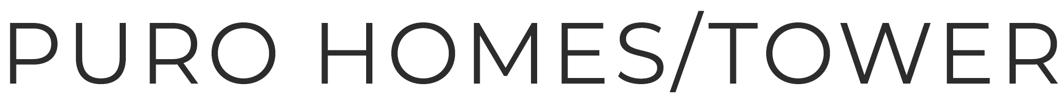 Logo Puro Homes / Tower